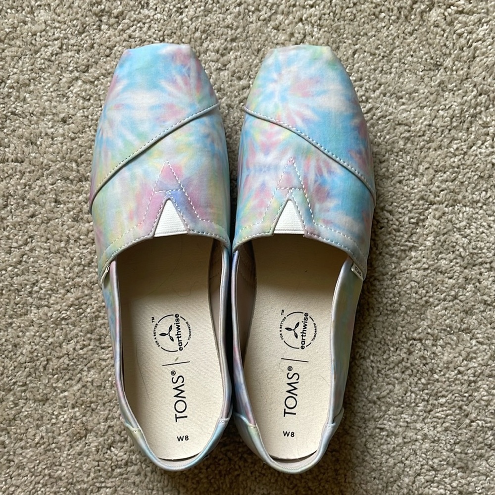 Toms Alpargata Women's Classic Jersey Tie-Dye Print Espadrille Flats